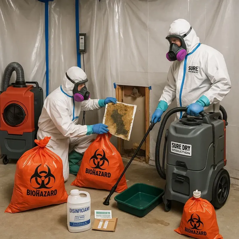 Contaminated Water Handling Protocols process in Jemison, AL