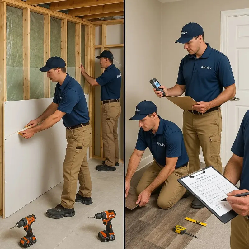 Repairs and Reconstruction process in Jemison, AL